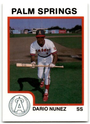 1987 ProCards Dario Nunez Palm Springs Angels #312