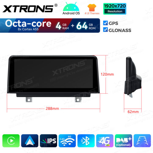Für BMW F30 F31 F32 F33 NBT 4G Autoradio Android 14 8Core 4+64G CarPlay GPS WIFI - Bild 7 von 14