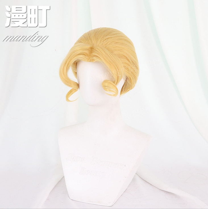 Peluca Jojo Diamond Is Irrompible Kira Yoshikage Cosplay Fiesta Cabello Sintético