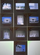 Lots Of 10 Kodachrome Transparencies Slides Lincoln Memorial Washington DC 1964