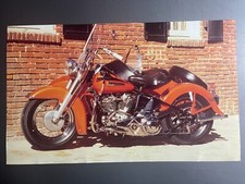 1950 Harley Davidson FL Avec Sidecar Image, Impression - RARE!! Génial