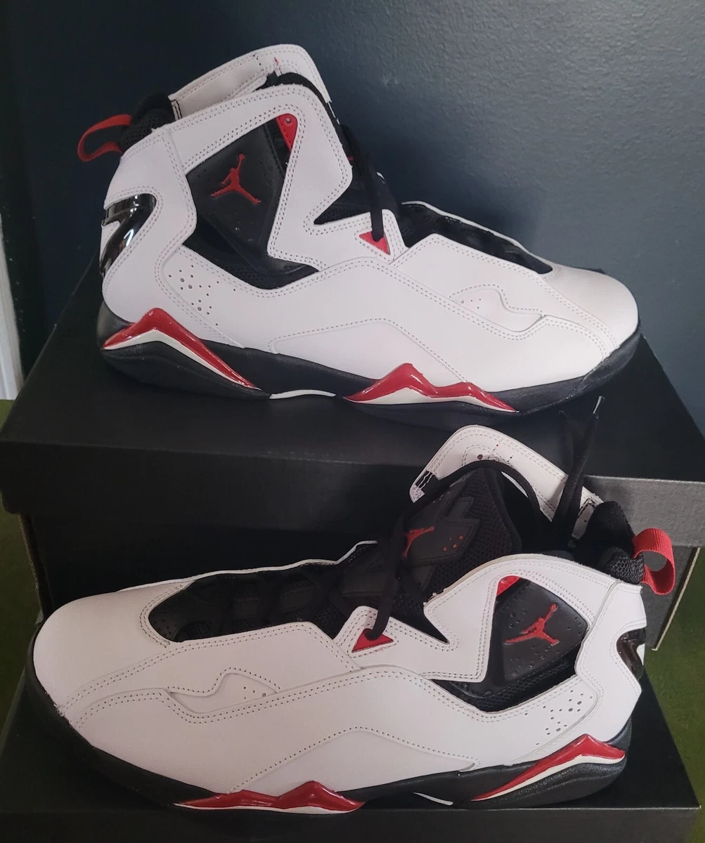 Jordan True Flight White Varsity Red | eBay