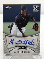 Manuel Mercedes Auto RC 2021 Leaf Draft Baseball San Francisco Giants 