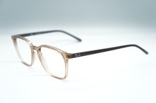 NEW RAY BAN RB 7185 5940 TRANSPARENT BROWN EYEGLASSES FRAME RX 52-18