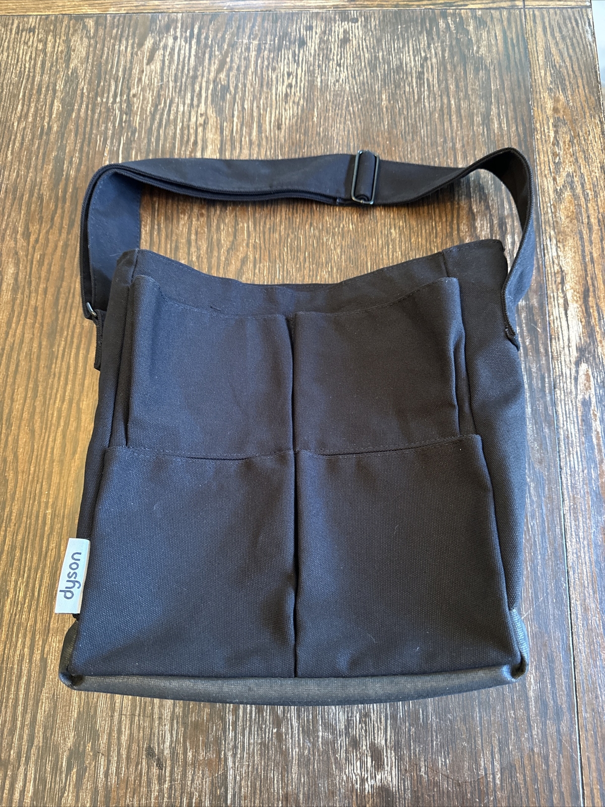 Dyson Vacuum Accessories Caddy Carrying Bag in Black Canvas-image