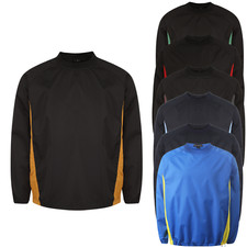 Contact Top Windbreaker T Shirt Senior Mens Pullover Rugby Sportswear Teamwear