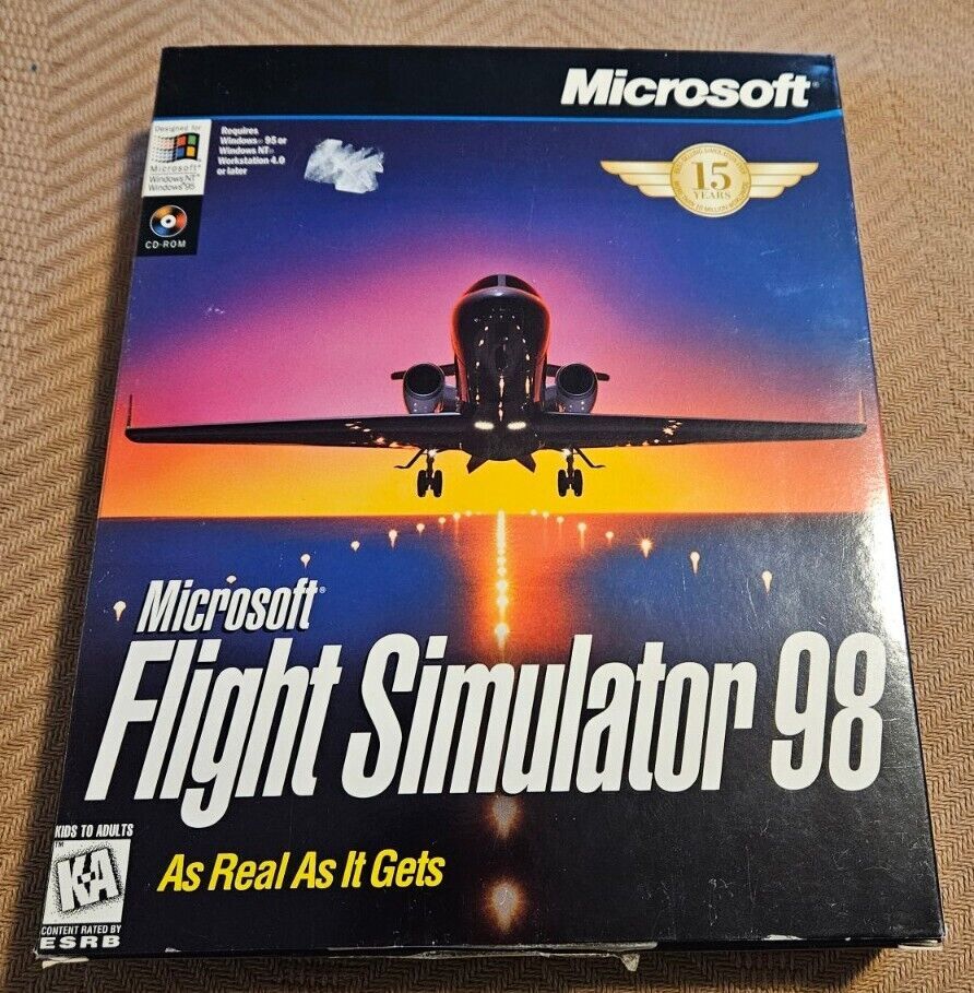 Microsoft Flight Simulator 98 (PC, 1998) 659556176365| eBay