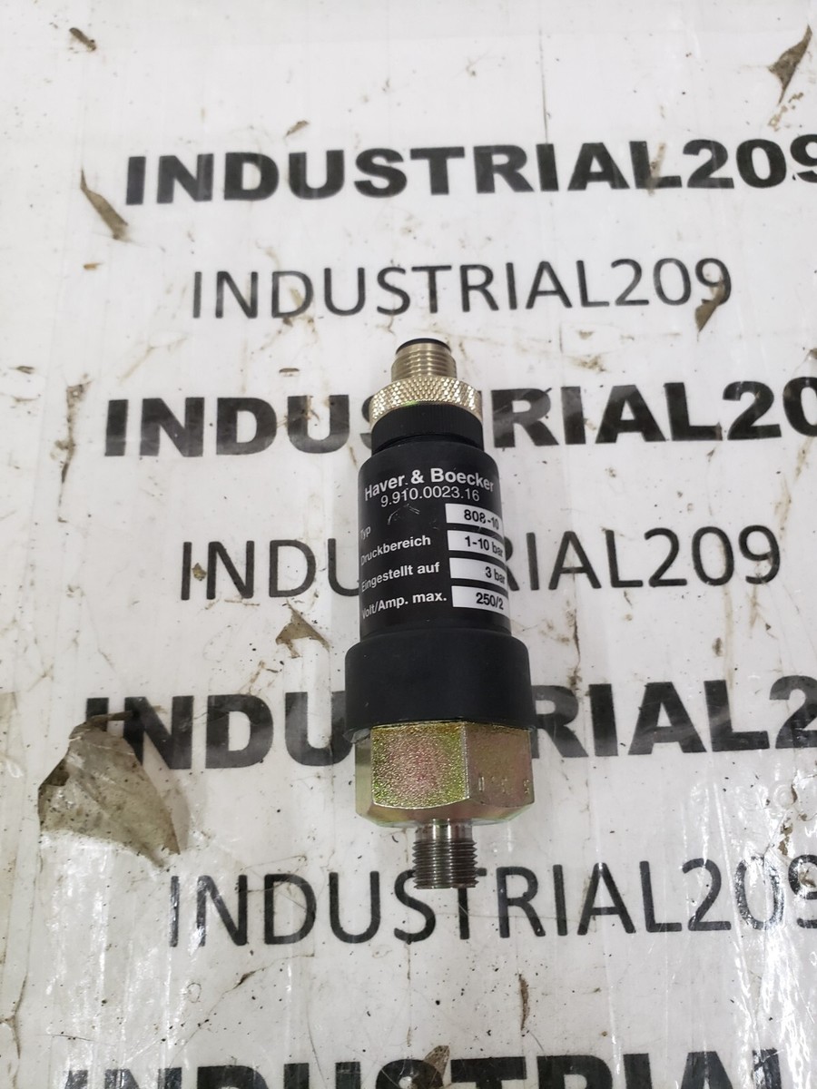 HAVER+BOECKER PRESSURE SWITCH 9.910.0023.16 8098 808-10 | eBay