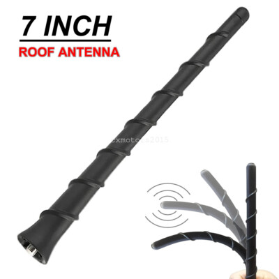 7'' Short Spiral Antenna Mast for TOYOTA PRIUS 2004-2015 AM FM Radio Rubber New