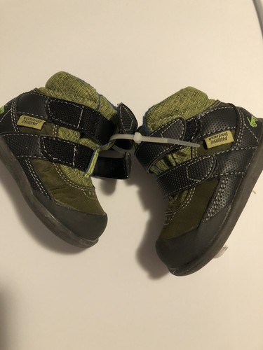 SEE KAI RUN NEW Atlas Baby Boys Size 4 US 20 EU Green Boots Shoes Waterproof - Picture 7 of 8