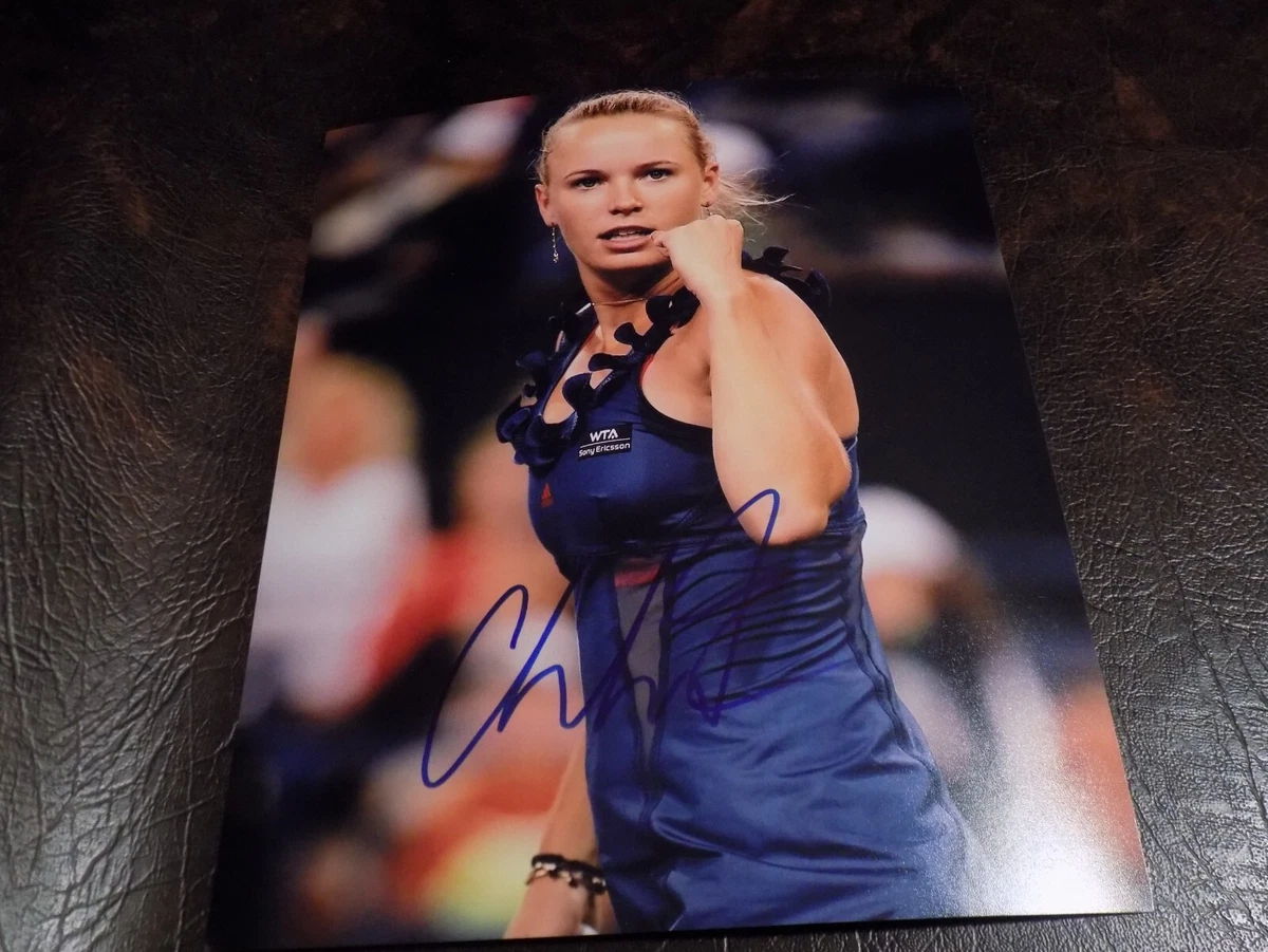 Caroline Wozniacki Tennis Autographed Photos for sale | eBay
