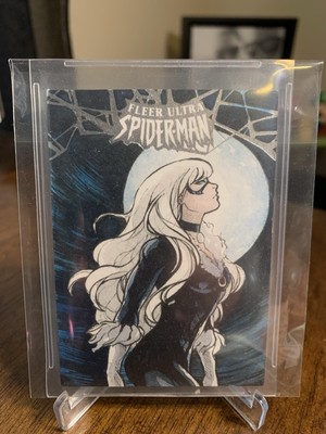 2017 Fleer Ultra Marvel Spider-Man 1/1 Lydi Li Black Cat Sketch Card