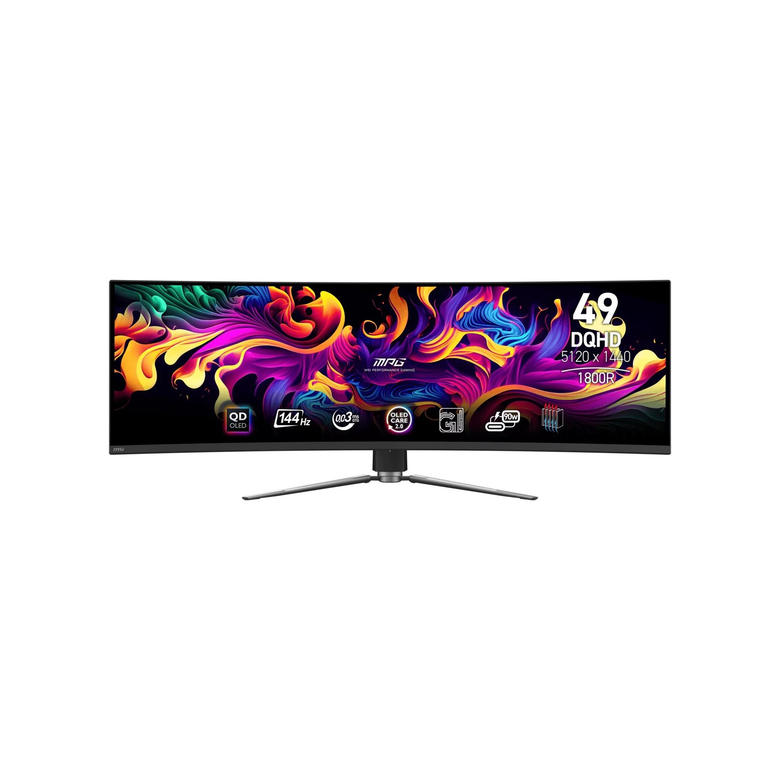 MSI MPG 491CQP 49" Curved OLED Display, 144Hz 0.03ms, Gaming Monitor
