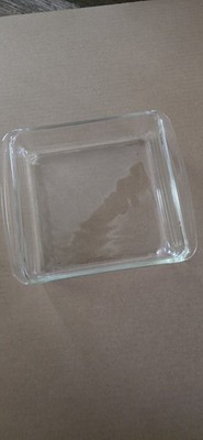 Vintage Pyrex 8  Square Baking Dish Clear Glass 44-28 USA