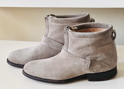 3.1 Phillip Lim Light Brown Suede Dress Ankle Boots Shoes Men's Size 43 / US 10