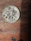 1898 British Trade Dollar Silver  Chopmarked