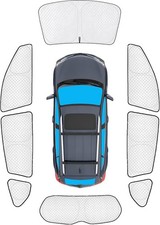 8pcs Thicken Sun Shades for Toyota RAV4 2013-2018 Accessories, Full Car Window C