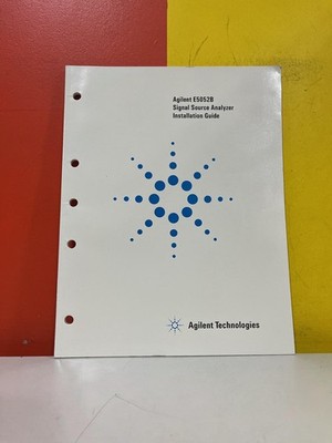 Agilent E5052-90026 E5052B Signal Source Analyzer Installation Guide