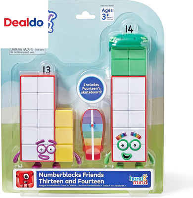 Numberblocks Friends Thirteen and Fourteen Figures, Numbers for Toddlers, Math T