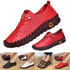 FrauRindfleisch Sehne Sohle Weich Ultra Comfort Orthopädische Leder Schuhe-Damen