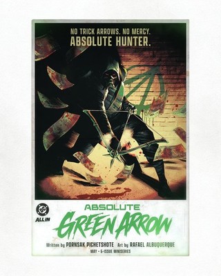 Absolute Green Arrow DC Comics Poster - Dark Justice Absolute Hunter Wall Art.