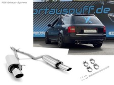  Duplex Racing-Komplettanlage ab Kat. Audi A6 u. S6 quattro 4B Typ C5 Limousi