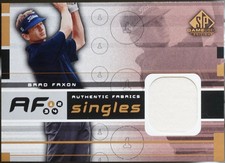 2003 SP Game Used - Authentic Fabrics Singles #AF-BF Brad Faxon Golf NM