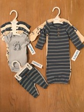 New Carter's Infant Boys Clothing Lot of 9 Size Preemie