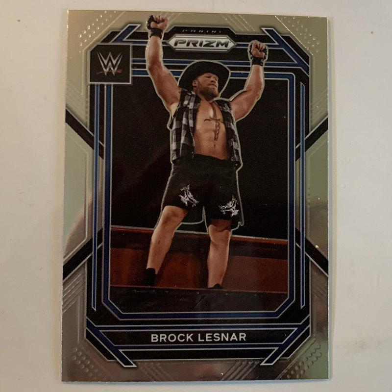 Panini 2023 WWE Brock Lesnar 3-Card Lot Prizm #151 Select SmackDown #8