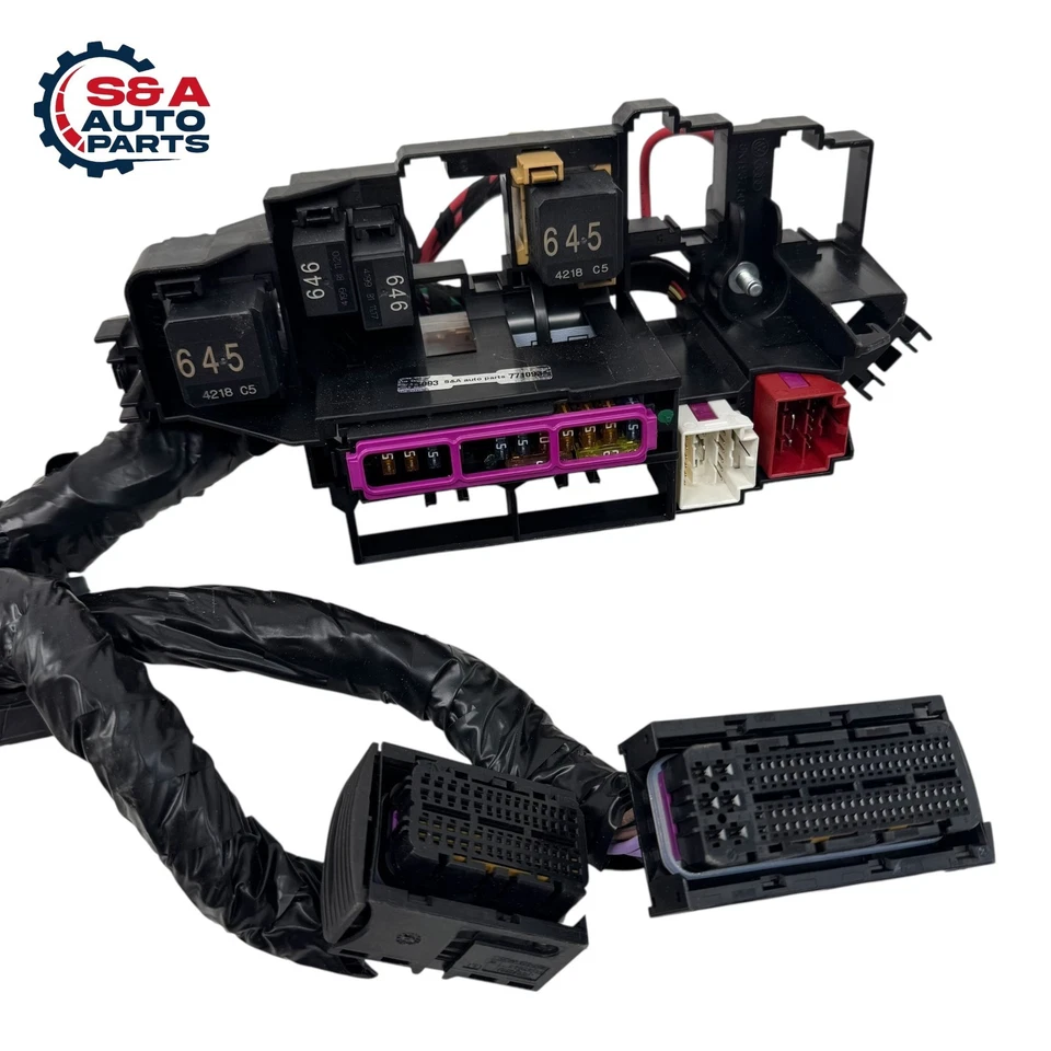 2013-2016 AUDI A4 A5 2.0L AT ENGINE MOTOR ELECTRICAL WIRE WIRING HARNESS OEM Foto 2 de 4