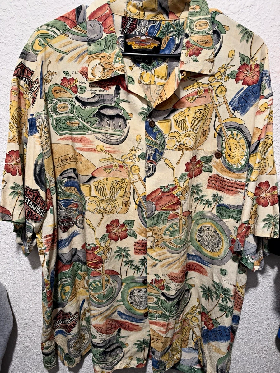 25+ Harley-Davidson Silk Casual Button-Down Shirts for Men for
