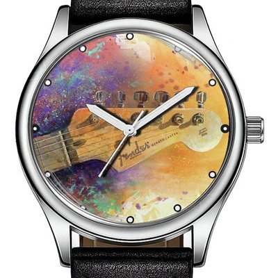 Guitar Lover Graphic Design Rare Trendy 38mm Face Wrist Watch