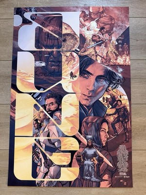 DUNE Sand Variant Martin Ansin Screenprint CODA  150 Art Poster Print  Mondo