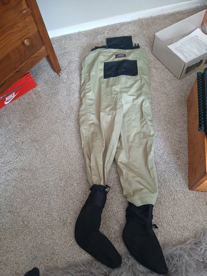 Medias de neopreno verde vadeador de pies grande Caddis para hombre CA5901W - NUEVO ABIERTO Foto 2 de 3