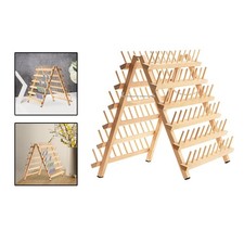 Sewing Thread Rack Embroidery Folding Spool Rack Organizer Shelf for Tailors