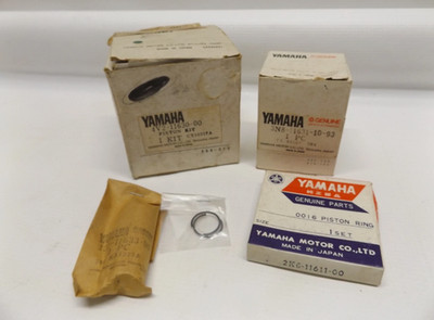 1981 YAMAHA YZ125H OEM Standard Piston Kit Assembly 4V2-11630-00