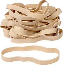 30 Pack Size 107 Large Rubber Bands 7 Inch Thick Wide Elastic Bands 5/8 Inch