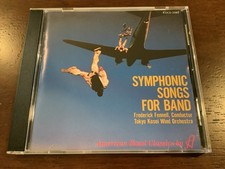 Frederick Fennell Symphonic Songs For Band Cd Likenew Tokyo Kosei Wind Orchestra