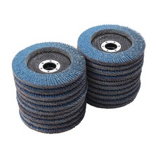 20 Pack Ceramic Flap Wheels 4.5" x 7/8" 40 Grit Angle Grinder Sanding Discs T29