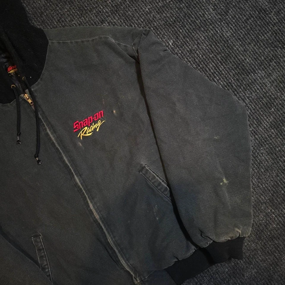 Vintage 90s Snap On Racing Carhartt Detroit style Jacket. Mens XL - Image 3 of 4