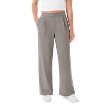 Member's Mark Women's Modern Wide Leg Trouser Size Large Grey