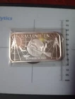 Halloween October 31, 1973 1oz .999 Fine Silver Bar Madison Mint Vintage Art bar