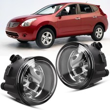 Pair Bumper Fog Light Driving Lamp For Nissan Rouge 11-13 Replacement Leftright