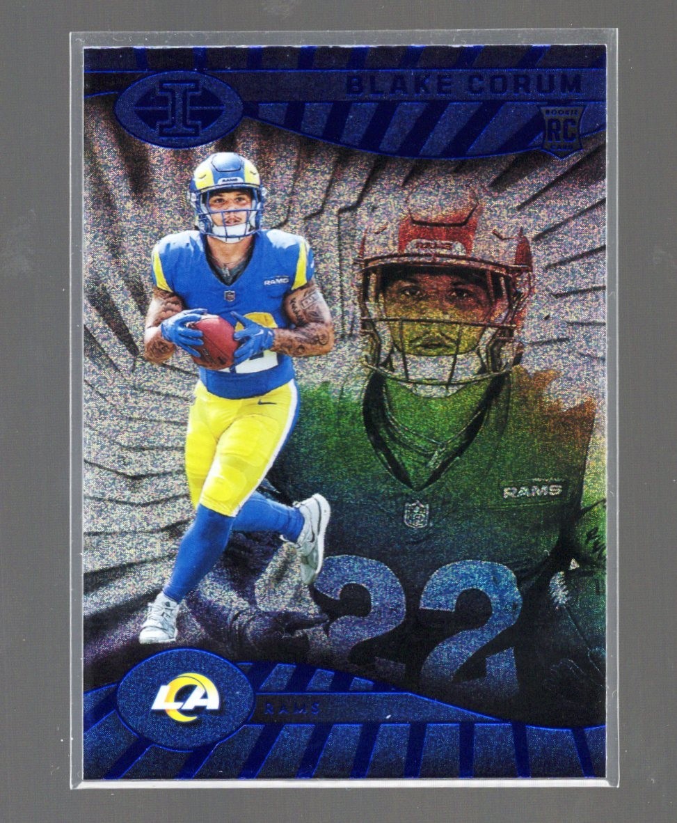 2024 Panini Illusions - Blake Corum #54 Trophy Collection Sunburst (RC)