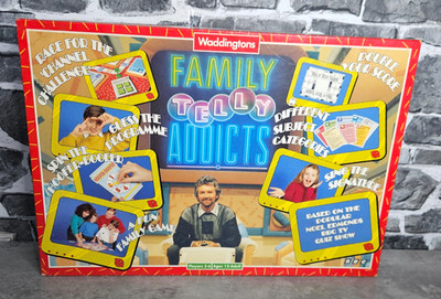 Telly Addicts Brettspiel Vintage 1992 Waddingtons komplett Noel Edmonds