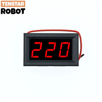 AC 70-500 V 0,56 Zoll LED Digital Voltmeter Spannungsmesser Volt Instrument Werk