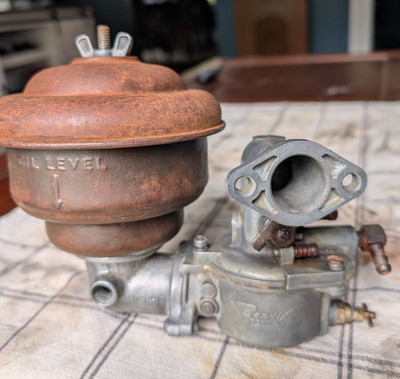 zenith carburetor 12931 with oil bath air cleaner
