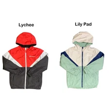 Champion Boy's Windbreaker Jacket, Full Zip, Micro Fleece Lined, Hooded