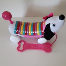 LeapFrog AlphaPup - Alphabet Pull Toy - 1Electronic Learning Dog Pink Handle