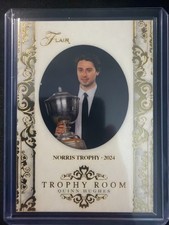 Quinn Hughes 2025-26 Flair Trophy Room Norris Trophy 2024 Vancouver Canucks SP